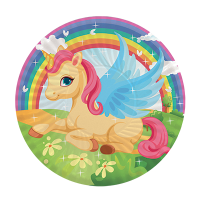 PIATTI+TEMA+UNICORNO+CM+18+PZ%2E8%3Cbr%3E%3Ci%3EBIG+PARTY%3C%2Fi%3E