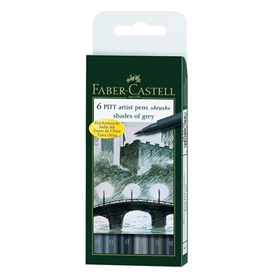 ARTIST+PEN+BRUSH+FABER+IN+BUSTA+6+PZ%2E+COL+TONALITA+GRIGIO%3Cbr%3E%3Ci%3EFABER+CASTELL%3C%2Fi%3E
