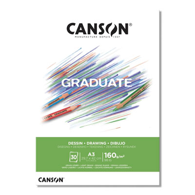 BLOCCO+DISEGNO+GRANA+LEGGERA+A3+GR%2E160+FG%2E30%3Cbr%3E%3Ci%3ECANSON%3C%2Fi%3E