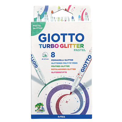 PENNARELLI+GIOTTO+TURBO+GLITTER+PASTEL+PZ%2E8%3Cbr%3E%3Ci%3EGIOTTO%3C%2Fi%3E
