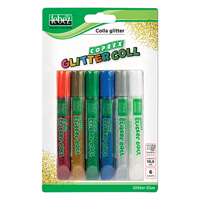 COLLA+GLITTER+10%2C5+ML%2E+6+TUBI+ASS%2E+ORO+ROSSO+ARGENTO%3Cbr%3E%3Ci%3ELEBEZ%3C%2Fi%3E