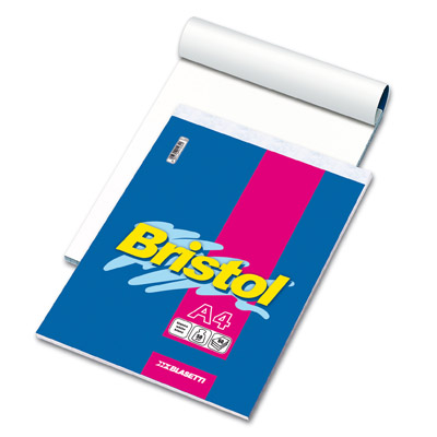 BLOCCO+NOTES+BRISTOL+FG%2E60+A4+BIANCO+GR%2E50%3Cbr%3E%3Ci%3EBLASETTI%3C%2Fi%3E