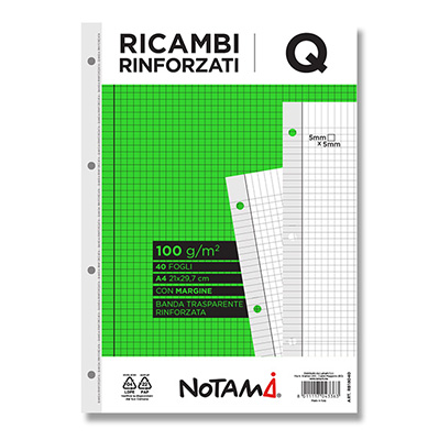 RICAMBIO+RINFORZATO+GR%2E100+A4+FG%2E40+NOTAMI+Q%3Cbr%3E%3Ci%3ENOTAMI%3C%2Fi%3E