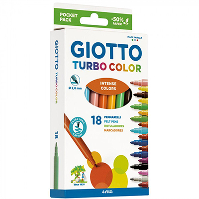 PENNARELLI+GIOTTO+TURBOCOLOR+CF%2E+DA+18%3Cbr%3E%3Ci%3EGIOTTO%3C%2Fi%3E