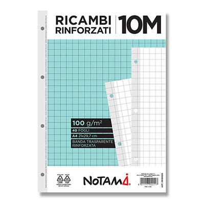 RICAMBIO+RINFORZATO+GR%2E100+A4+FG%2E40+NOTAMI+10M%3Cbr%3E%3Ci%3ENOTAMI%3C%2Fi%3E