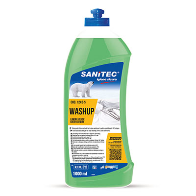 DETERGENTE+PER+PIATTI+LIMONE+VERDE+ML+1000%3Cbr%3E%3Ci%3ESANITEC%3C%2Fi%3E