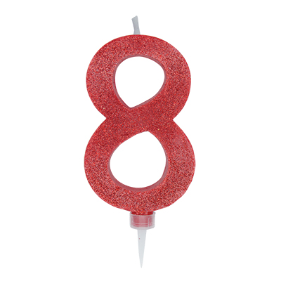CANDELA+NUMERO+8+MAXI+SWEETY+ROSSO+GLITTER+CM+15%3Cbr%3E%3Ci%3EBIG+PARTY%3C%2Fi%3E