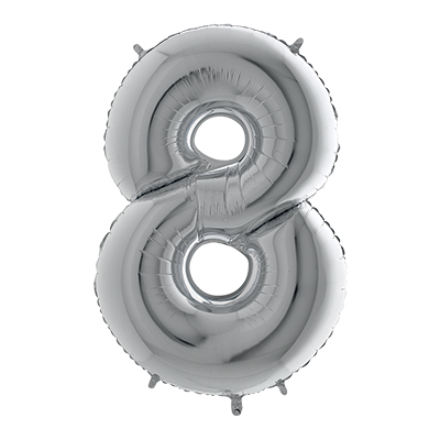 PALLONCINO+MYLAR+NUMERO+8+CM+36+COL%2EARGENTO%3Cbr%3E%3Ci%3EBIG+PARTY%3C%2Fi%3E
