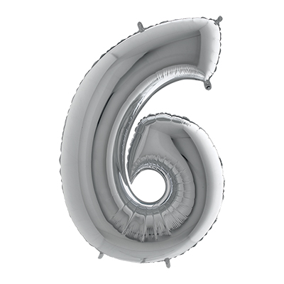 PALLONCINO+MYLAR+NUMERO+6+CM+36+COL%2EARGENTO%3Cbr%3E%3Ci%3EBIG+PARTY%3C%2Fi%3E