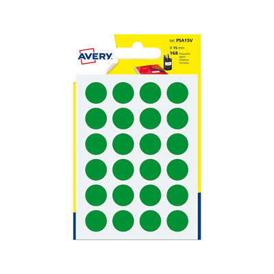 ETICHETTE+ROTONDE+ADESIVE+IN+BLISTER+COL%2E+VERDE+DIAM+15+MM+FG%2E7%3Cbr%3E%3Ci%3EAVERY%3C%2Fi%3E