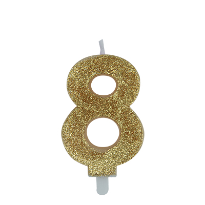 CANDELA+NUMERO+8+SWEETY+ORO+GLITTER+CM+9%3Cbr%3E%3Ci%3EBIG+PARTY%3C%2Fi%3E