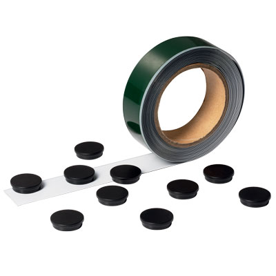 NASTRO+METALLICO+CON+10+MAGNETI+COL%2EBIANCO+MT%2E5%3Cbr%3E%3Ci%3EDURABLE%3C%2Fi%3E