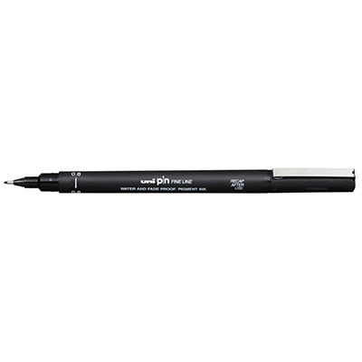 PENNA+UNI+PIN+FINELINER+08+NERO%3Cbr%3E%3Ci%3EMITSUBISHI%3C%2Fi%3E