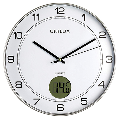 OROLOGIO+DA+PARETE+TEMPUS+DIAMETRO+CM%2E30%2C5+GRIGIO+METALLIZZATO%3Cbr%3E%3Ci%3EUNILUX%3C%2Fi%3E