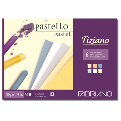 BLOCCO+DISEGNO+TIZIANO+COLLATO+A4+GR%2E160+FG%2E30+COLORI+TENUI%3Cbr%3E%3Ci%3EFABRIANO%3C%2Fi%3E