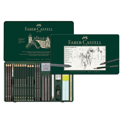 MATITA+MONOCHROME+FABER+GRAFITE+IN+SET+PZ%2E26%3Cbr%3E%3Ci%3EFABER+CASTELL%3C%2Fi%3E
