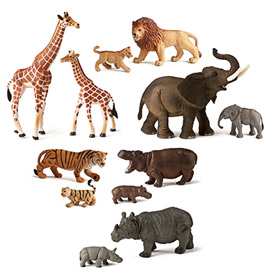 BOX+ANIMALI+DELLA+GIUNGLA+PZ+12%3Cbr%3E%3Ci%3EMINILAND%3C%2Fi%3E