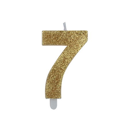CANDELA+NUMERO+7+SWEETY+ORO+GLITTER+CM+9%3Cbr%3E%3Ci%3EBIG+PARTY%3C%2Fi%3E