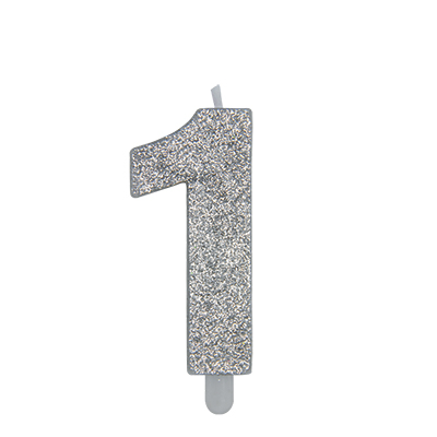 CANDELA+NUMERO+1+SWEETY+ARGENTO+GLITTER+CM+9%3Cbr%3E%3Ci%3EBIG+PARTY%3C%2Fi%3E