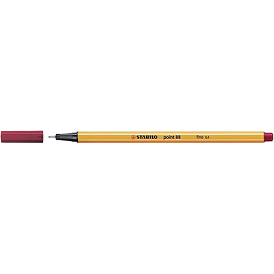 PENNA+STABILO+POINT+88+CREMISI+50%3Cbr%3E%3Ci%3ESTABILO%3C%2Fi%3E